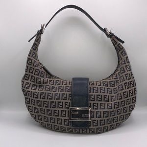 Authentic Vintage FENDI Logo Shoulder Bag